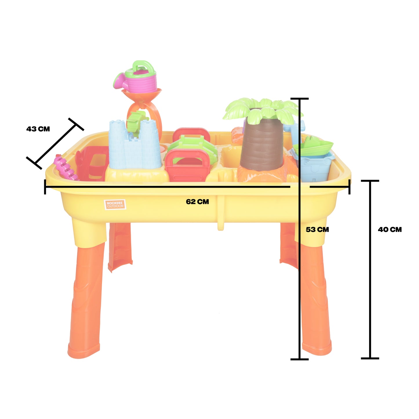 Geel, watertafel