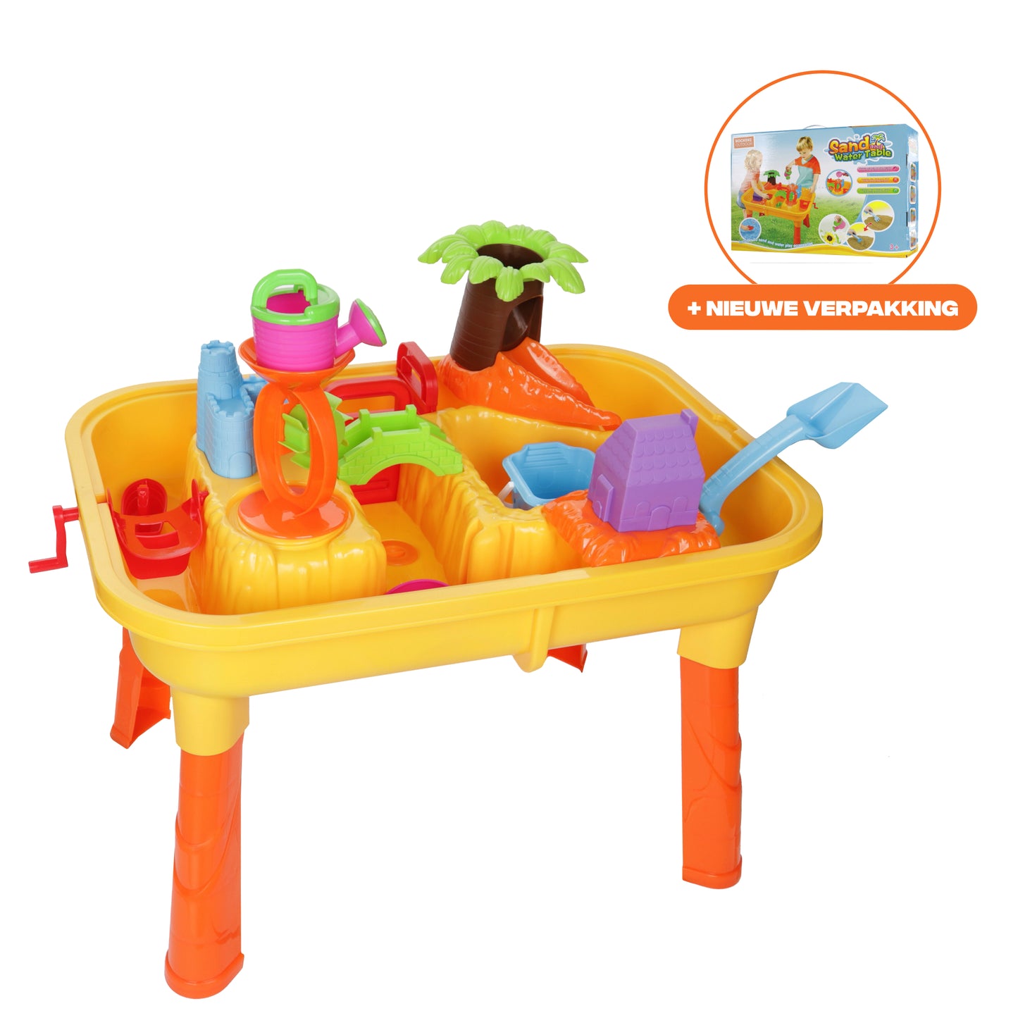 Geel, watertafel
