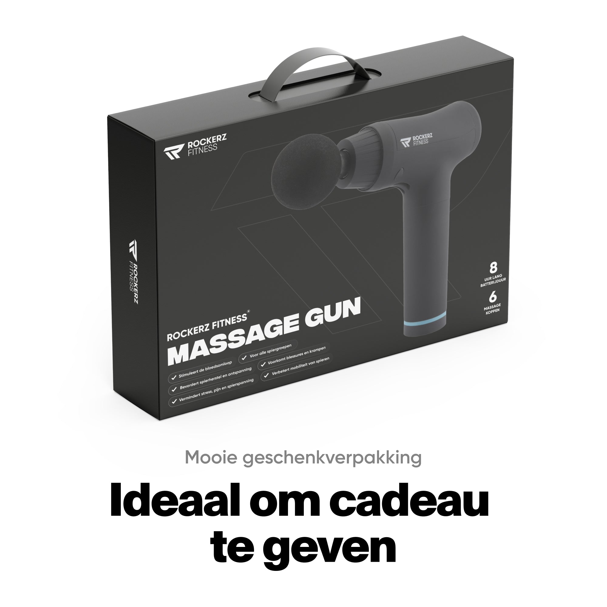 zwart, massage gun