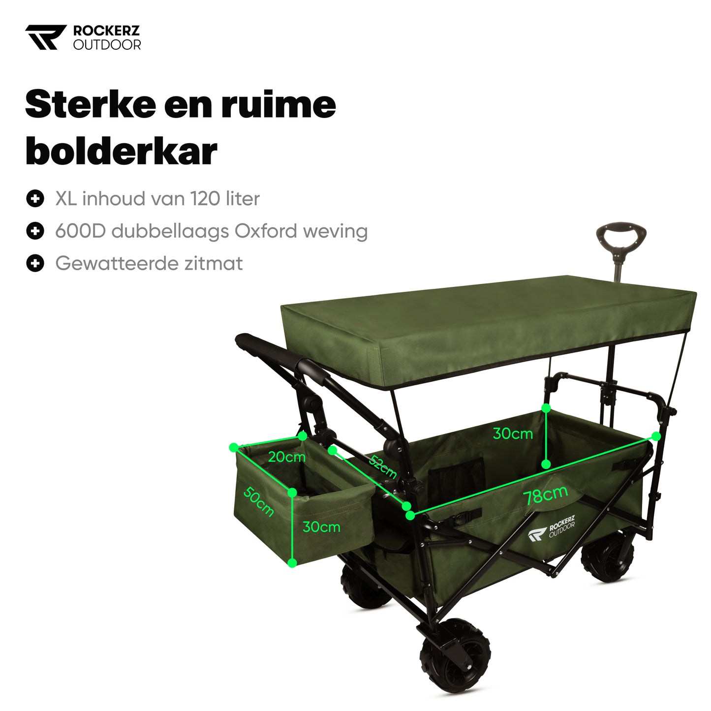 Groen, sterke en ruime trekkar