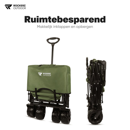 Groen, Opgevouwen, ruimtebesparend, loopwagen