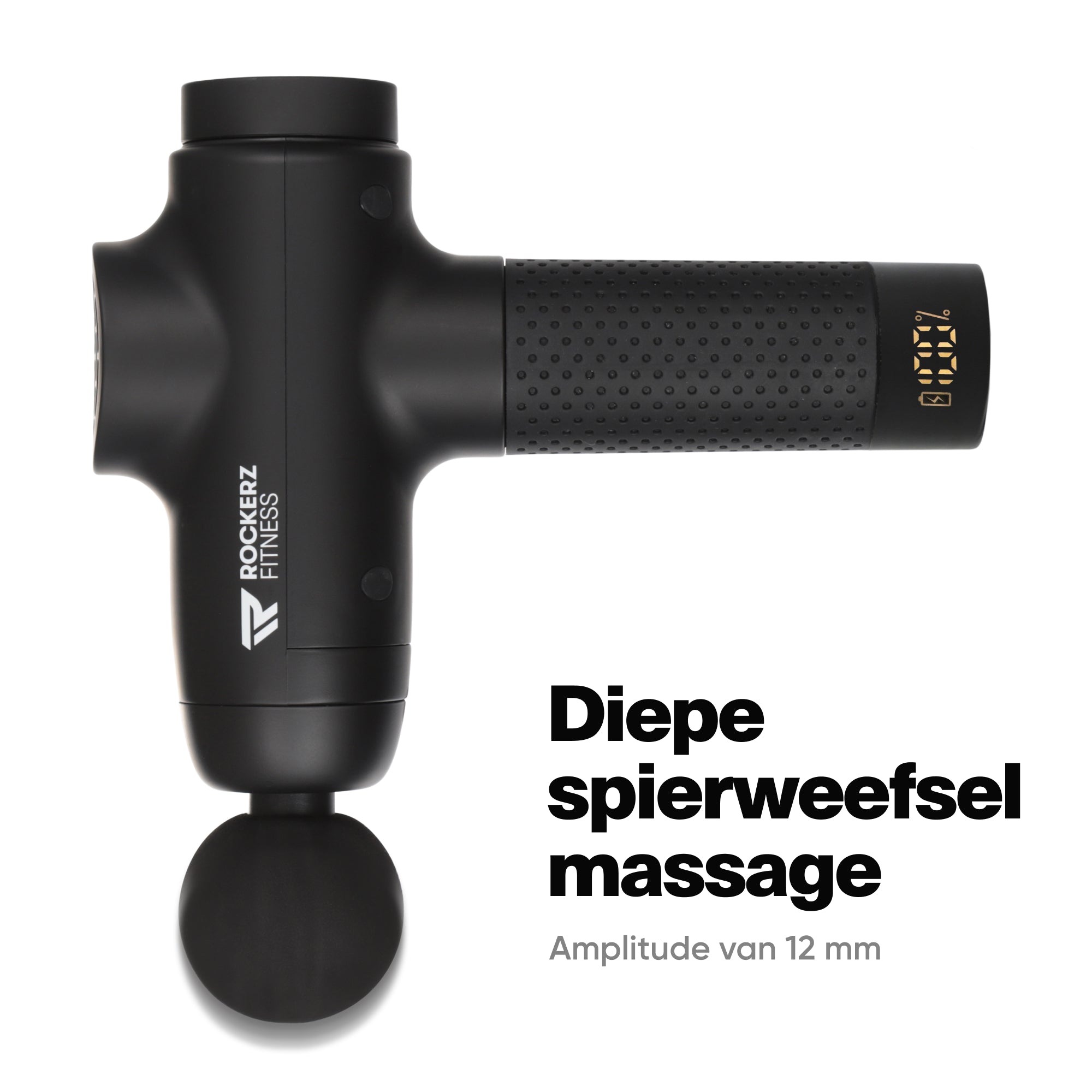 zwart, massage gun